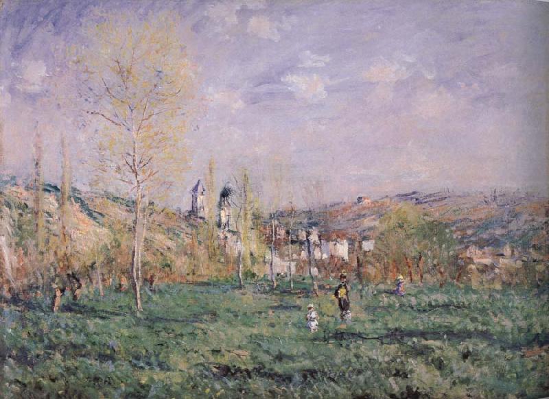Claude Monet Springtime in Vetheuil oil painting image
